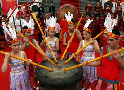 Múa lễ hội đền Hùng